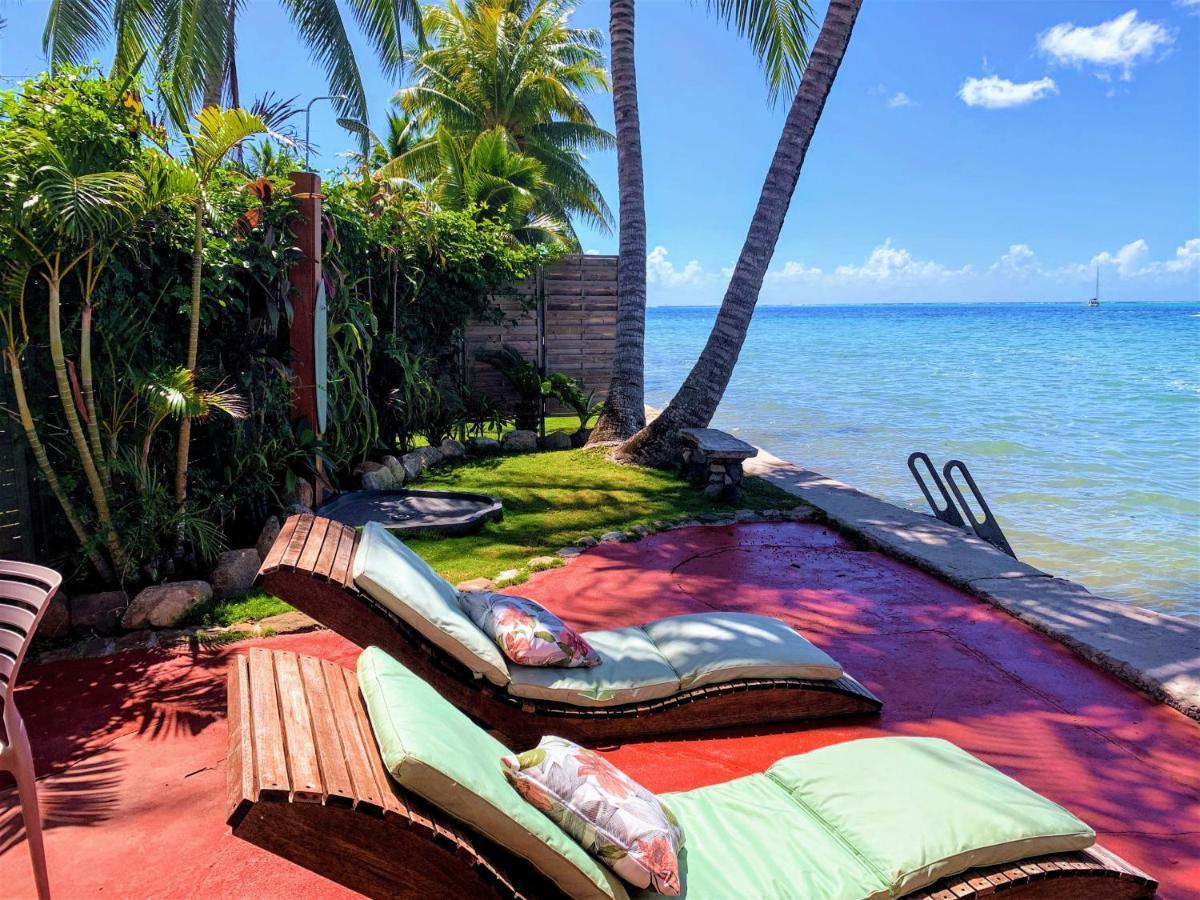 Moorea - Bungalow Chez Papou Afareaitu エクステリア 写真